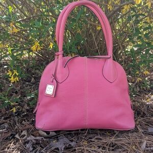 Dooney And Bourke Pink Leather Handbag